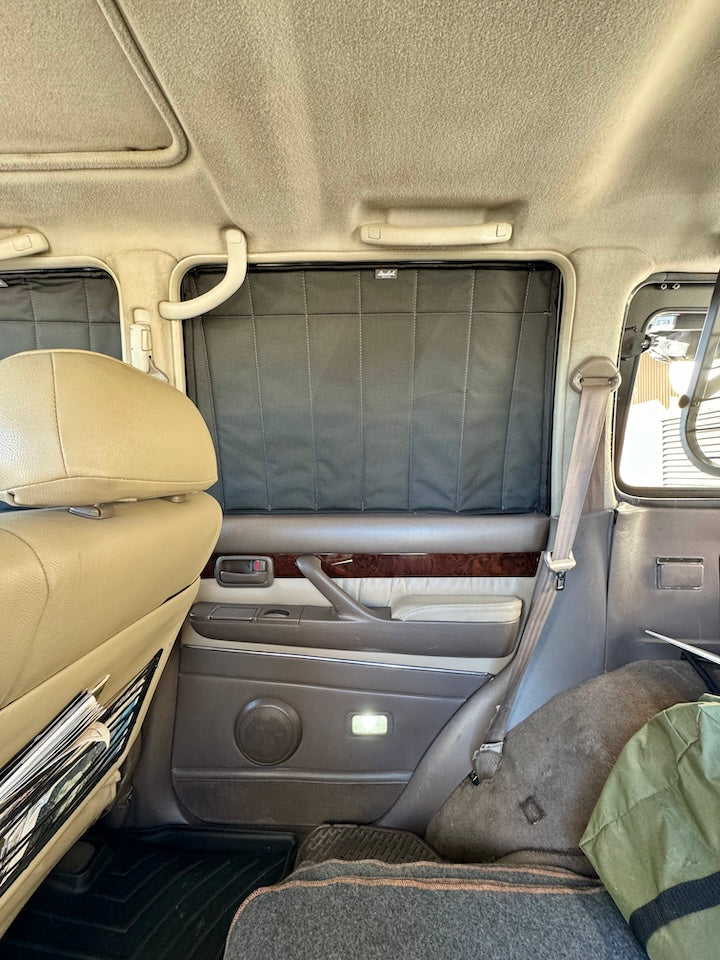 Toyota Land Cruiser (80 Series)- Middle Door Window Covers (pair)